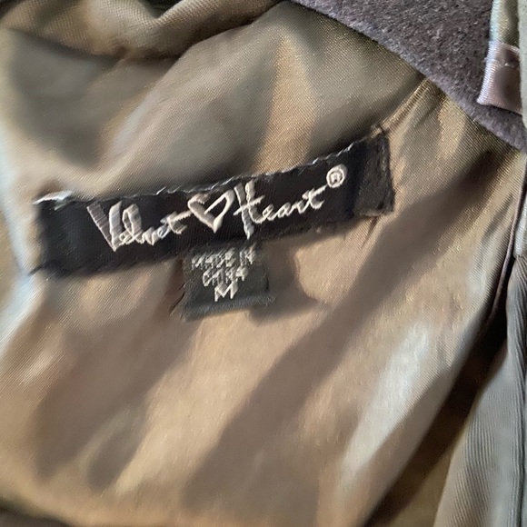 Velvet Heart Green Trench Vest - Picture 3 of 5